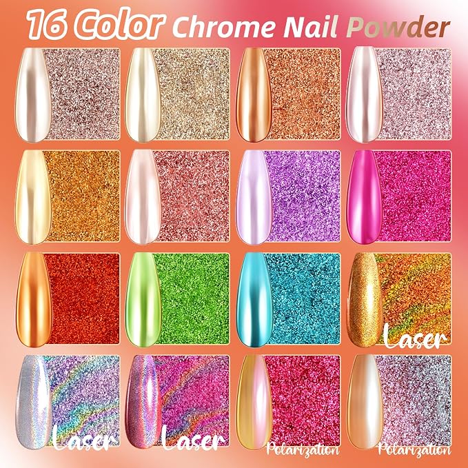 Chrome Nail Powder1