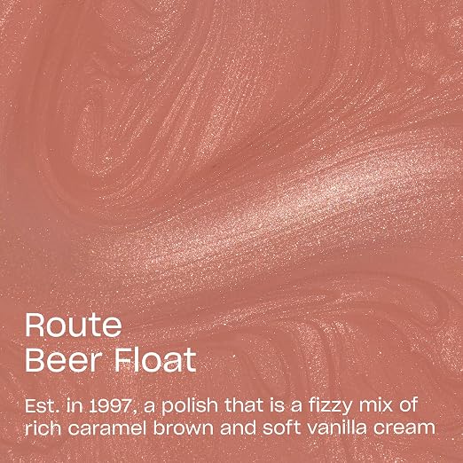 Route Beer Float | Opaque Soft Brown Shimmer