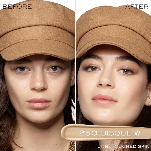 250 Bisque W: light skin with warm undertones