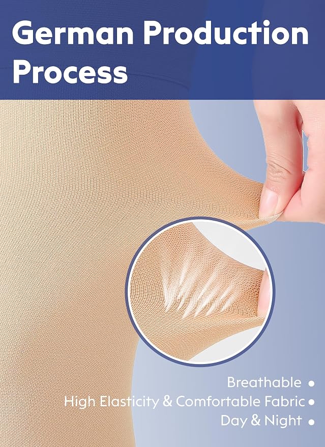 20-30mmhg Beige Closed Toe