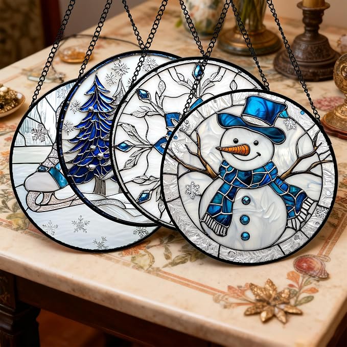 4-piece Set White Christmas