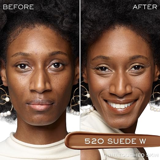 520 Suede W: deep skin with warm undertones