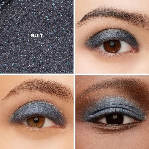 Shimmer Nuit - Shimmering dark blue gray