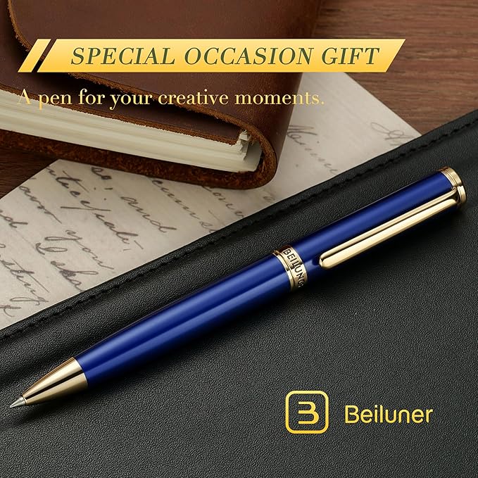 Blue and 24K Gold Finish