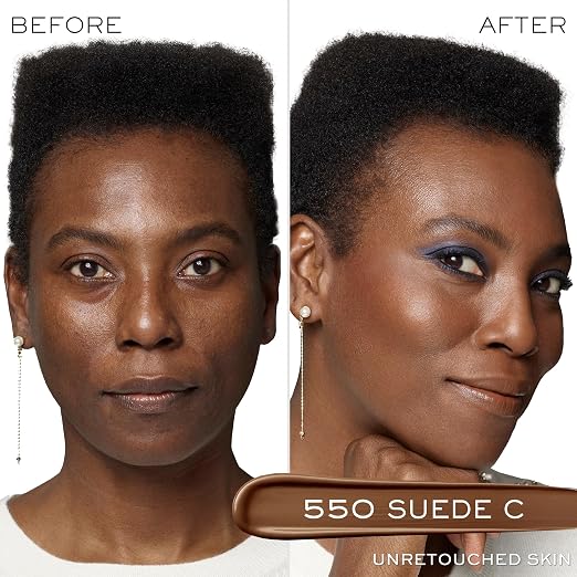 550 Suede C: deep skin with cool undertones