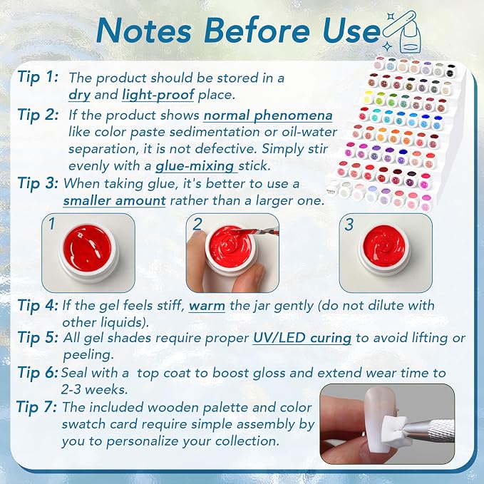 57 Colors Pro Pat Gel Jar Set