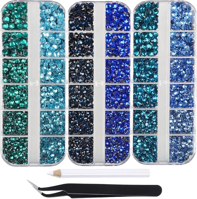Blue Color Series, 3-Sizes,6-colors