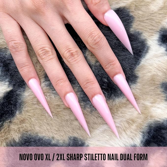 Stiletto XL/ XXL Nail Dual Form for Polygel 280