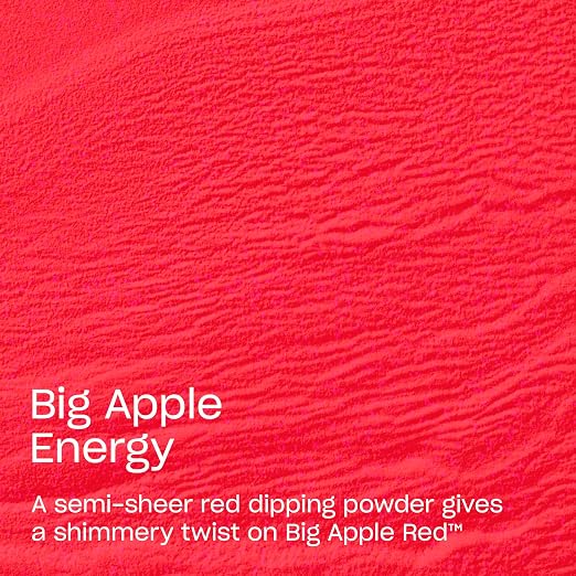 Big Apple Energy | Semi-Sheer Bright Scarlet Red with Shimmer