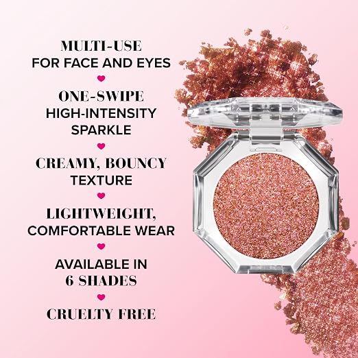 06 Heart Eyes (Shifting Warm Rose Gold Sparkle)