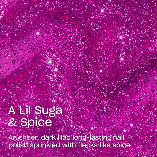 A Lil Suga & Spice | Sheer Bright Cool Purple Multicolor Blue & Pink Shimmer