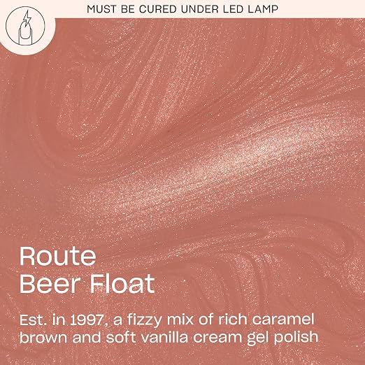 Route Beer Float | Opaque Soft Brown Shimmer