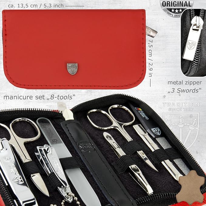 RED - GENUINE LEATHER