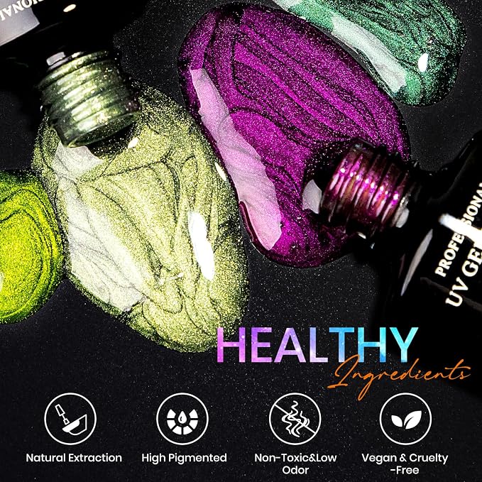 12 Colors 9D Cat Eye Gel