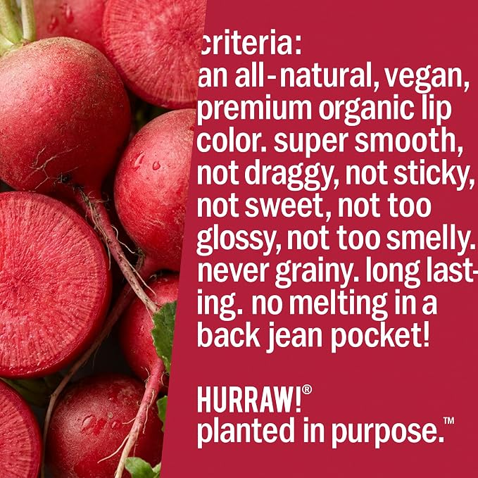 Hurraw! LIP COLOR №1 (RED), №2 (RED/PURPLE), №3 (PINK/PURPLE)
