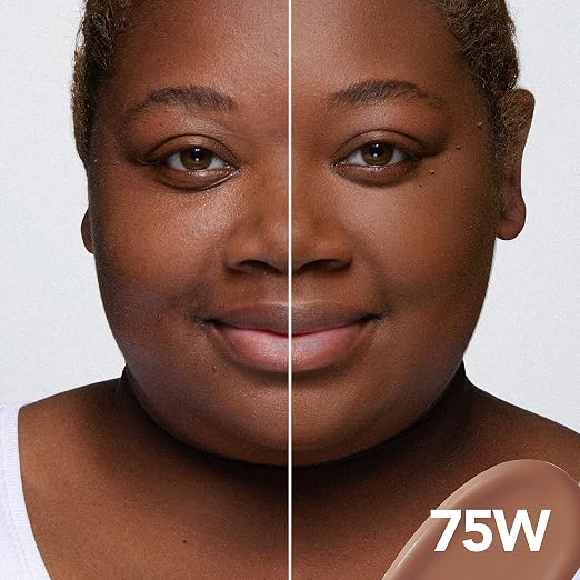 75W: Tan to Deep skin with warm, yellow undertones
