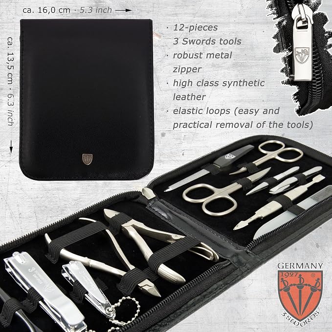 BLACK - SYNTHETIC LEATHER