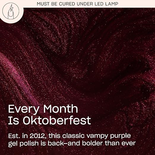 Every Month is Oktoberfest | Opaque Dark Purple Shimmer