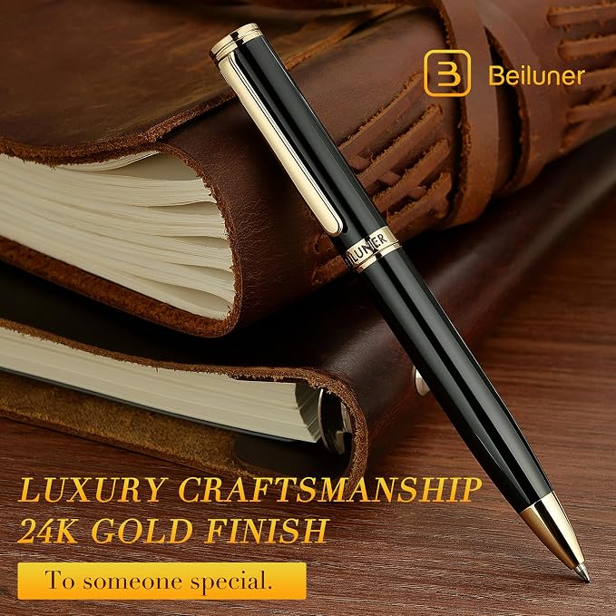 Piano Black and Gold Finish