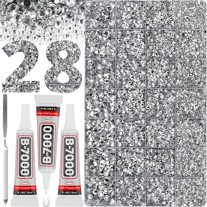 Silver clear 2-6mm