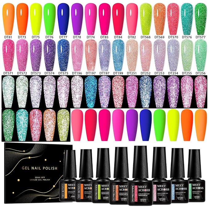 30PCS- Glitter Glow