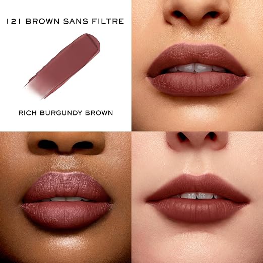 121 Unfiltered Brown: Rich burgundy brown