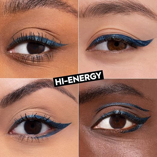 Hi Energy - Blue Shimmer, Brush Tip Eye Liner