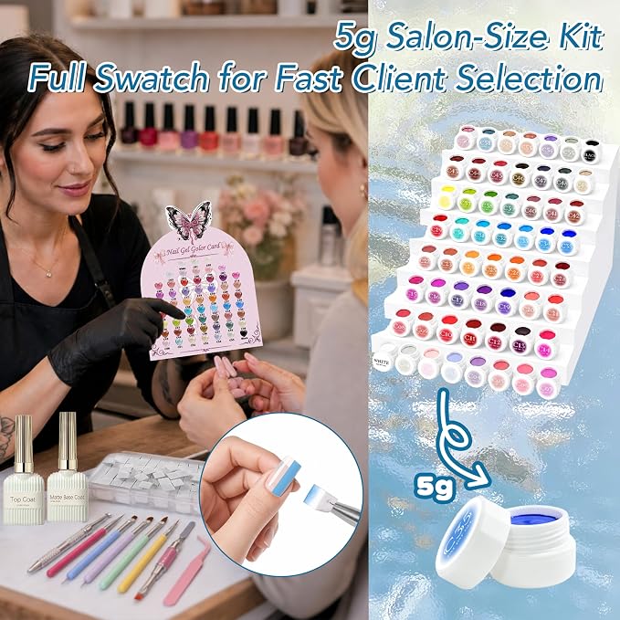 57 Colors Pro Pat Gel Jar Set
