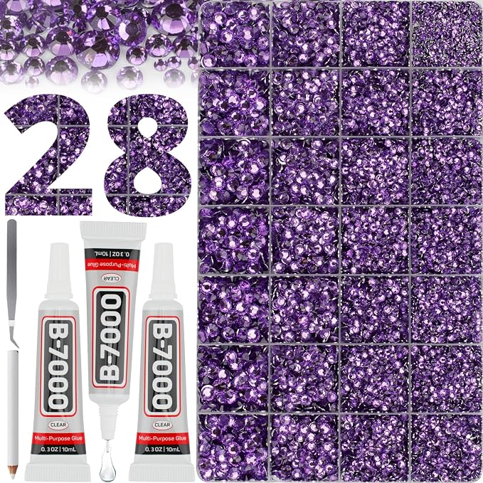 Dark lavender 2-6mm