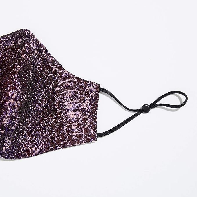 Iridescent Purple Python Mask