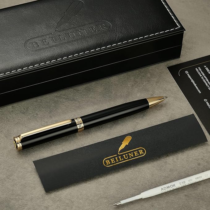 Piano Black and Gold Finish